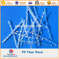 Virgin Polypropylene PP Staple Fiber Monofilament Mesh Fibrillated Wave Twist